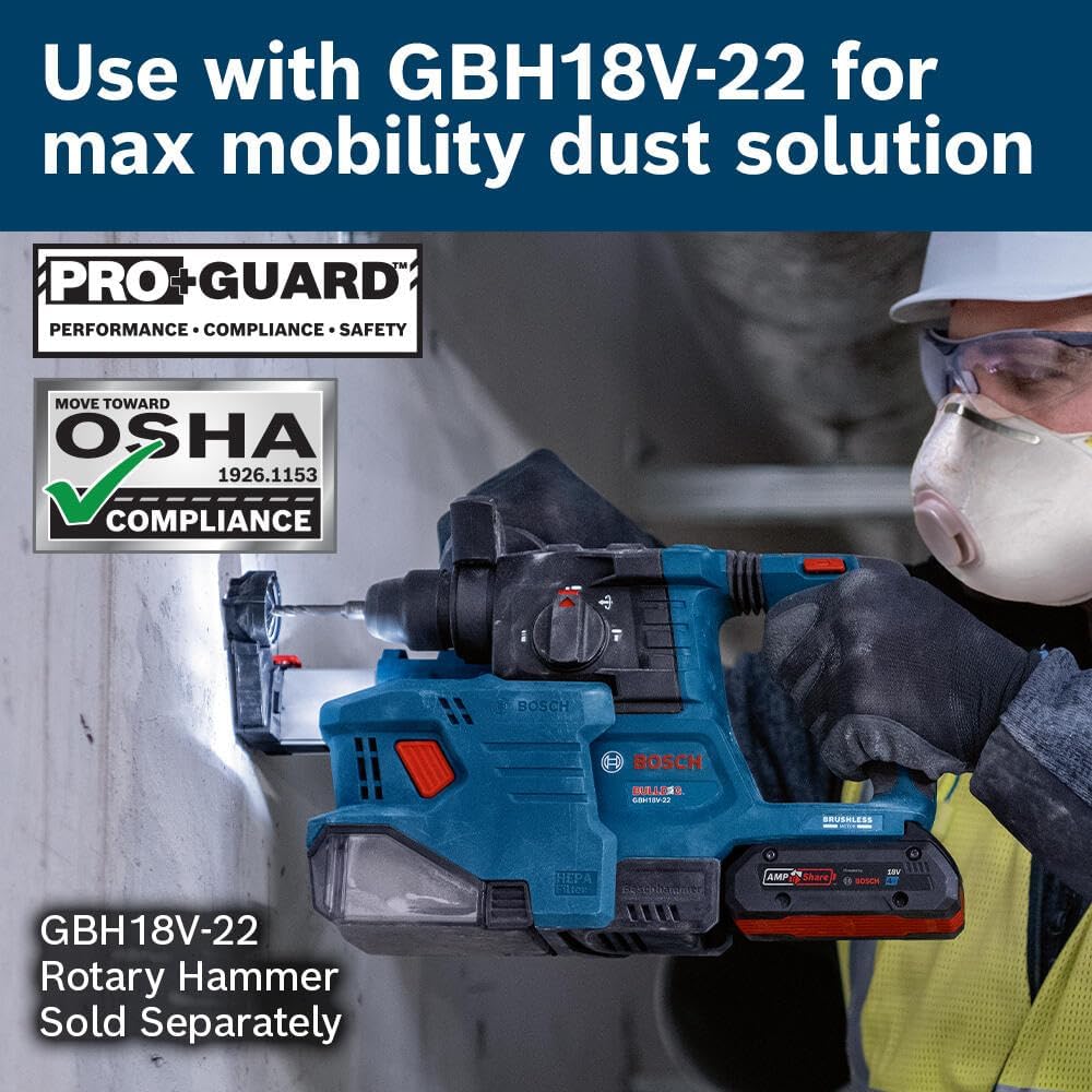 BOSCH GDE18V-12N SDS-plus® 1/2 In. Dust Collection Attachment