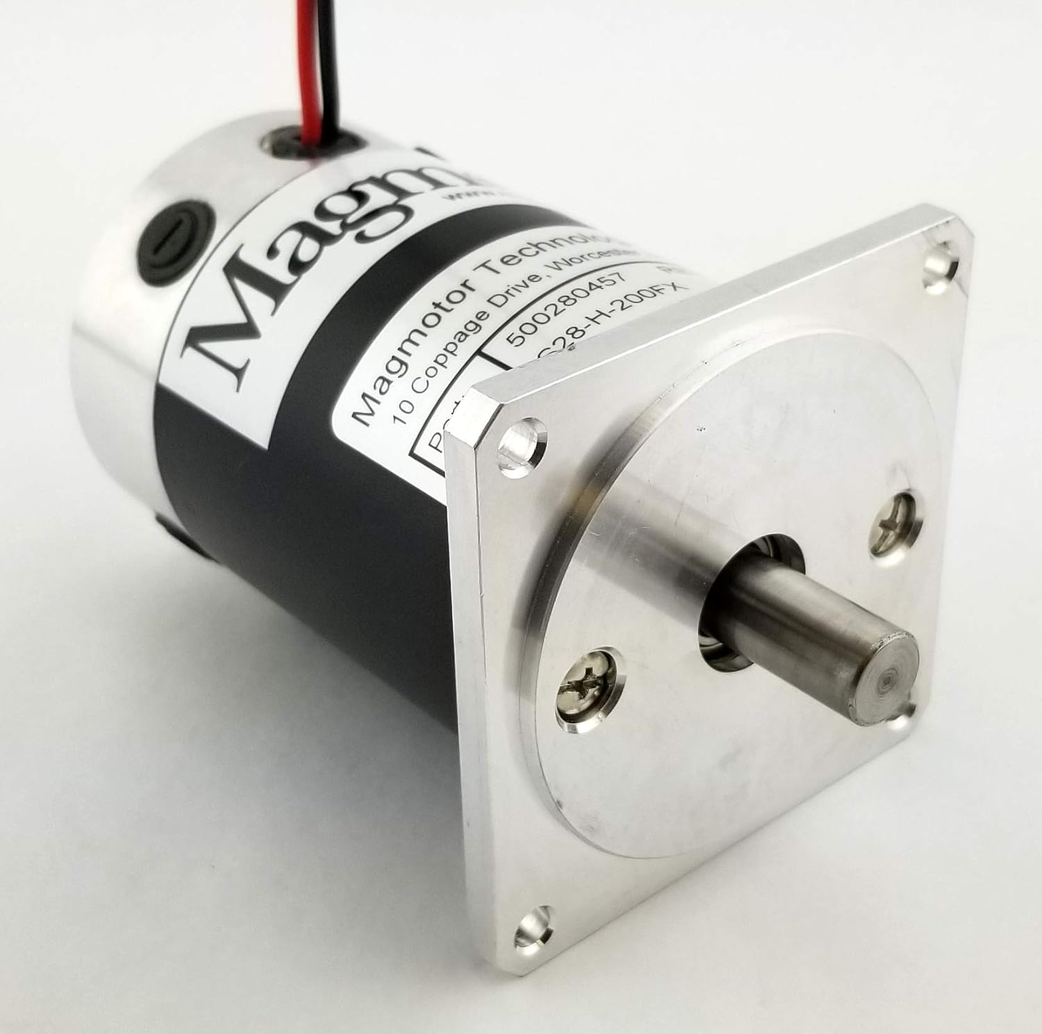 Brushed Motor - Magmotor, S28-H-200FX, 500280457, 48 VDC, 1850 RPM, Brushed DC Motor, DC Electric Motor