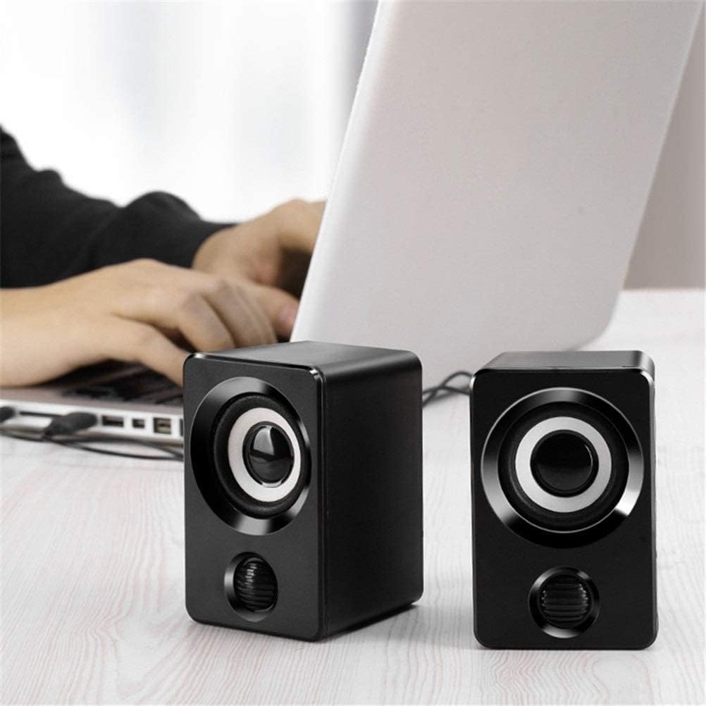 Plug-n-Play Computer Speakers Computer Speaker,USB Speaker Wired Multimedia Speaker for PC Monitor Desktop Laptop