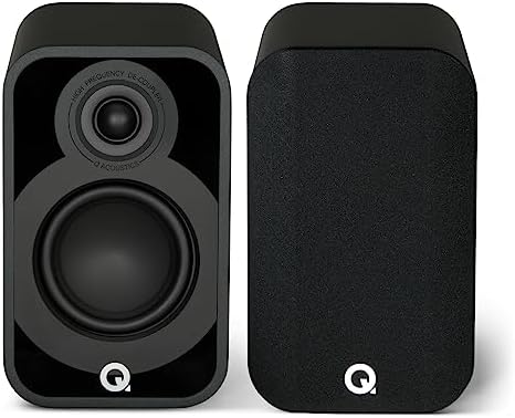 Q Acoustics 5010 Compact Bookshelf Speakers Pair Satin Black - 4.5