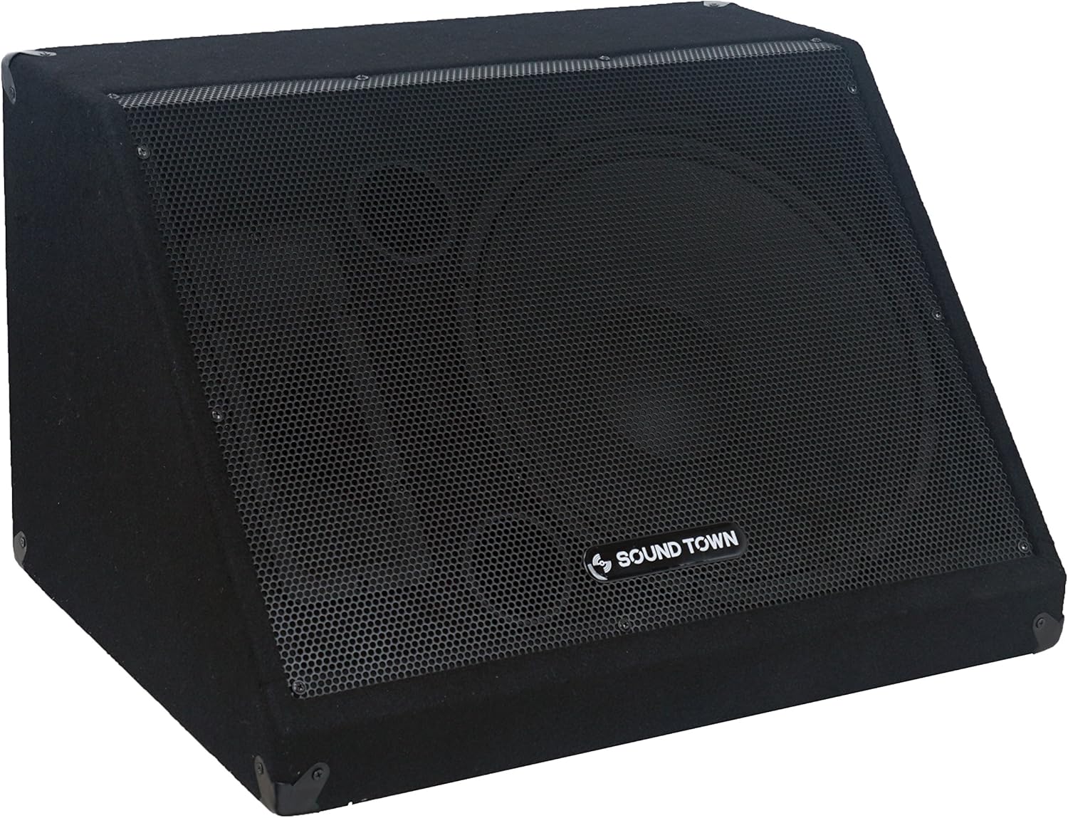 Sound Town 2-Pack Passive DJ PA Stage Monitor Speakers METIS-10M-PAIR 10” 300W with Compression Driver for Live Sound, Bar, Church