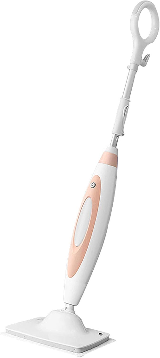 Wireless Steam Mop Floor Mop Steam Cleaner with Adjustable Steam Intensity Multifunctional Carpet Upright Cleaner Mop for Floor Cleaning Purple, Pink