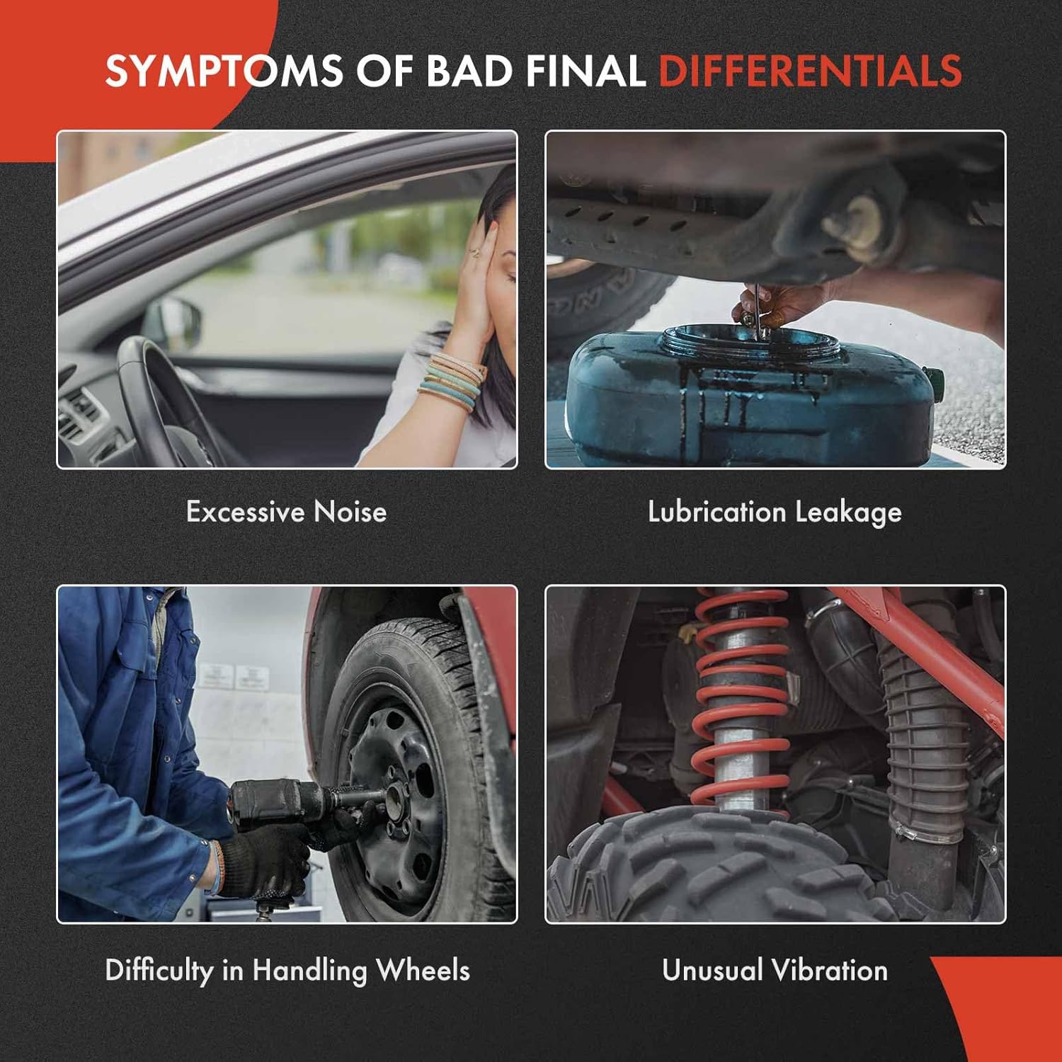 A-Premium Rear Differential Assembly Compatible with Can-Am Maverick 1000, Maverick 1000R, Maverick Max 1000R, Maverick Trail 1000R, Maverick Trail 800R, Maverick X3 900 HO, Maverick X3 Max R