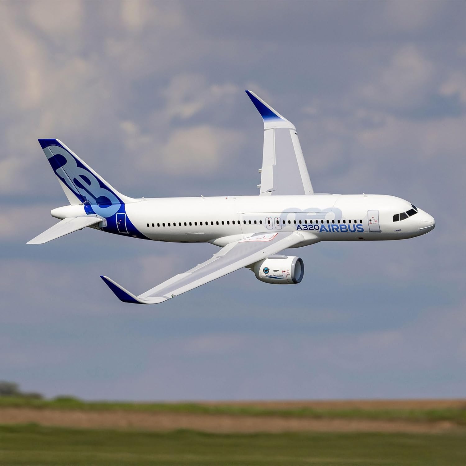 E-flite Airbus A320neo 1.5m Airliner Twin 64mm EDF BNF Basic with AS3X+ and Safe Select EFL-1493 RC Sport Airplanes