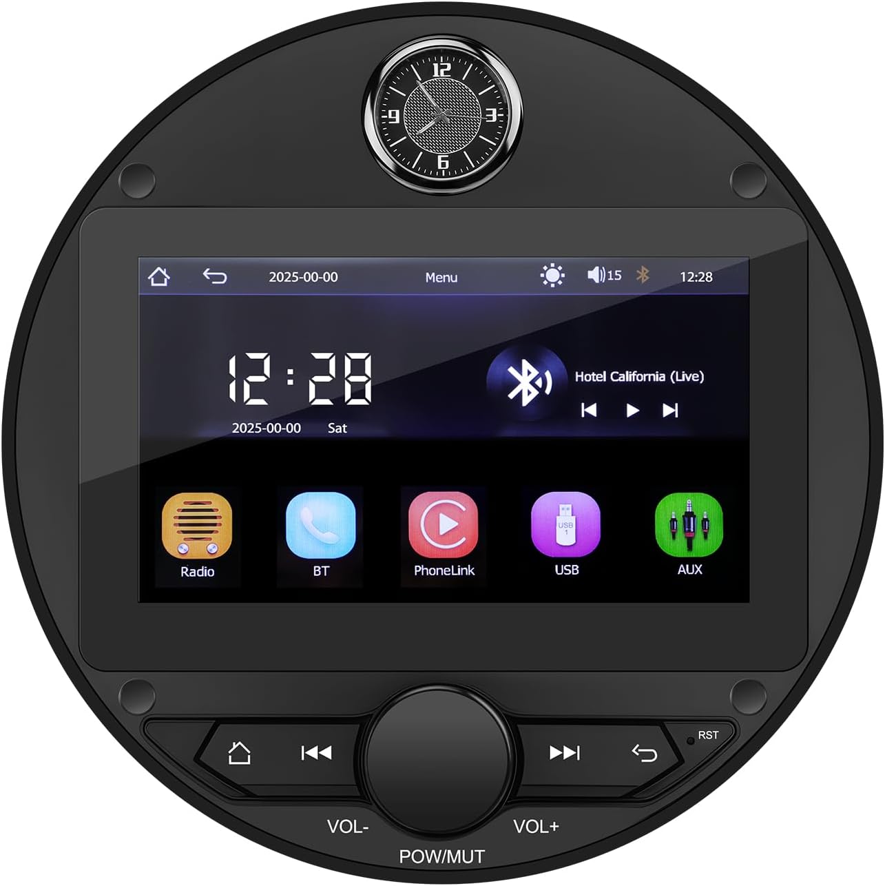 2025 Upgraded Marine Stereo with Wireless CarPlay and Android Auto