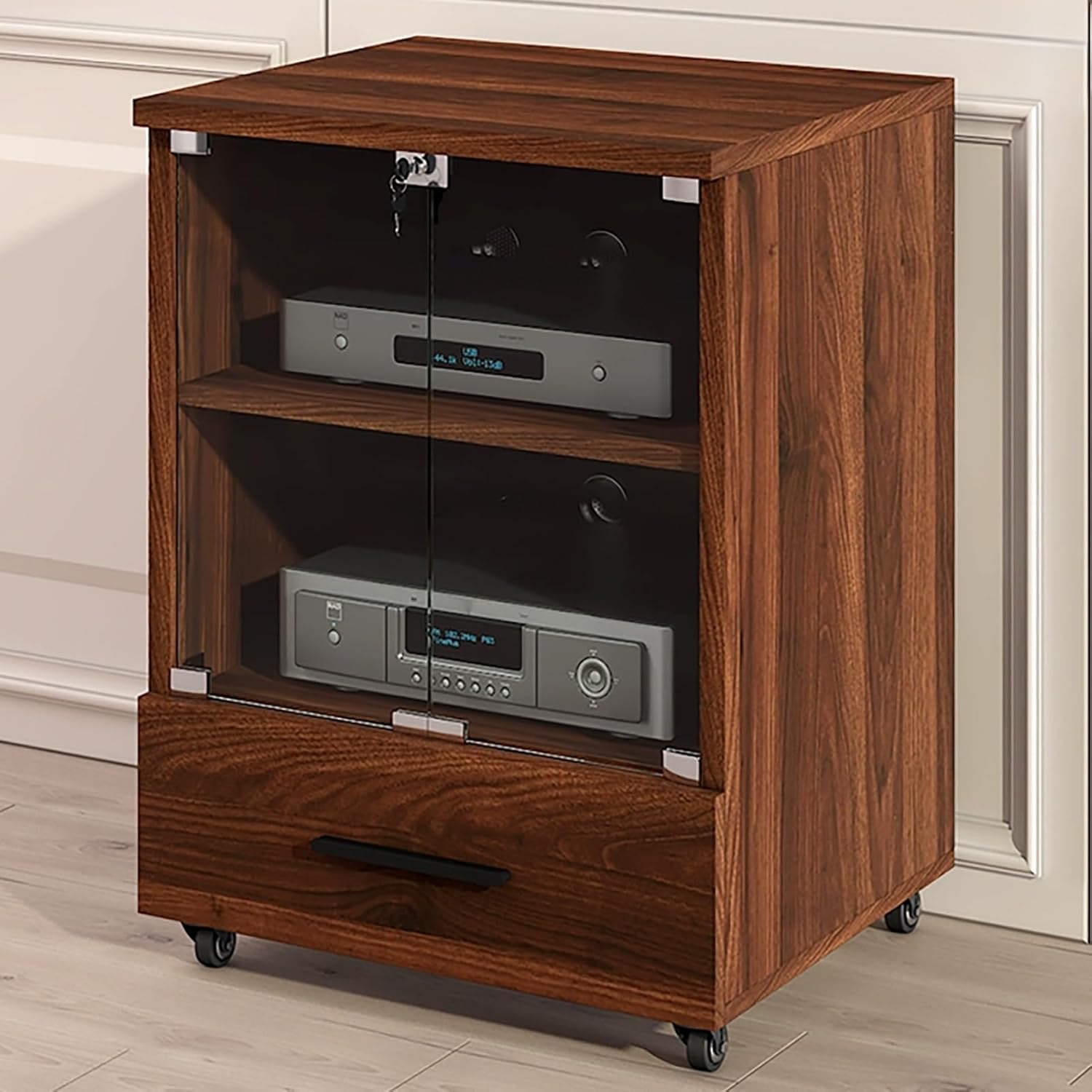 2-Tier Stereo Cabinet