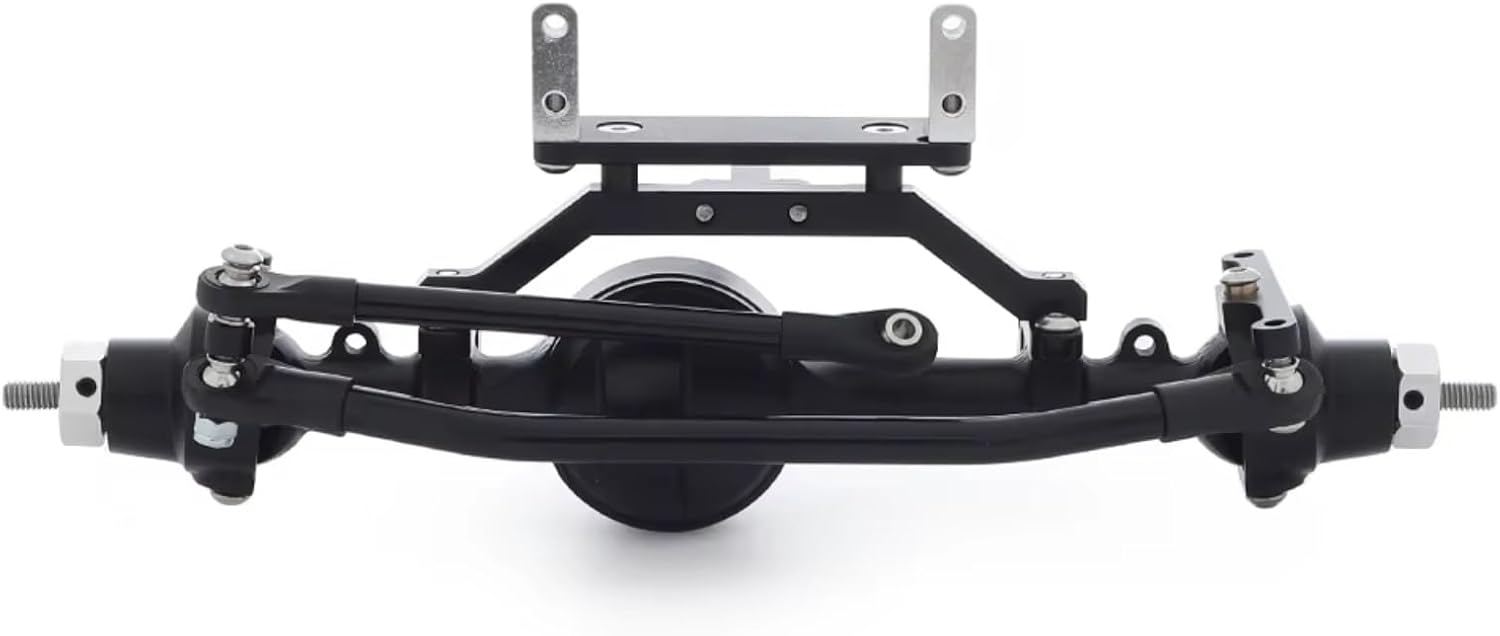 RC Car Parts Compatible with Gelande TF2 D110 for Yota 1/10 RC Crawler Car Upgrade Parts Accessories Aluminum Alloy CNC Front Rear Axle Set