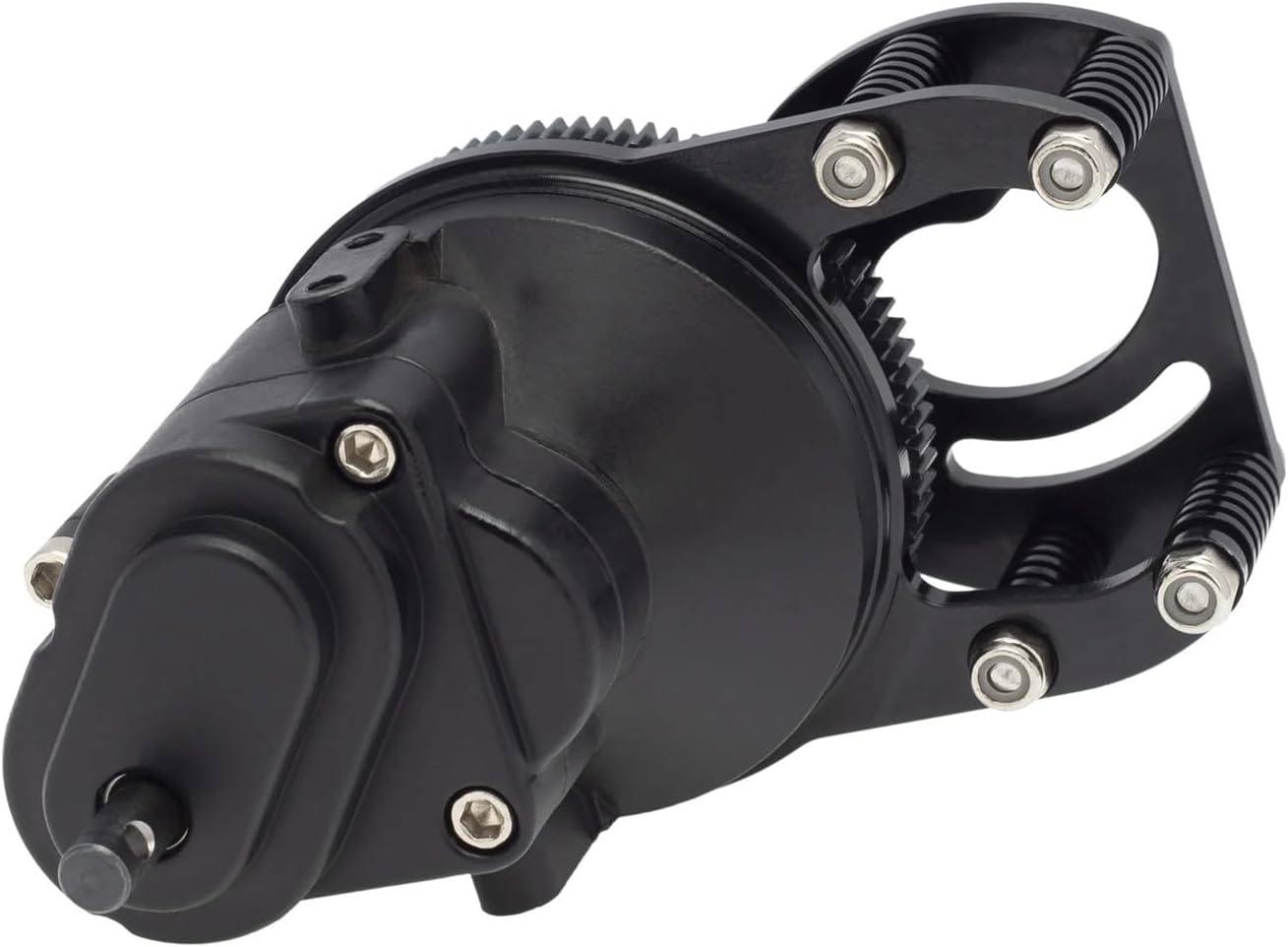 Rc Repairs Spare For Gelande II FJ40 G2 D90 D110 For Defender 1/10 Metal R3 Single Speed Transmission Transfer Case Gearbox RC Crawler Car(Silver,1 Set)