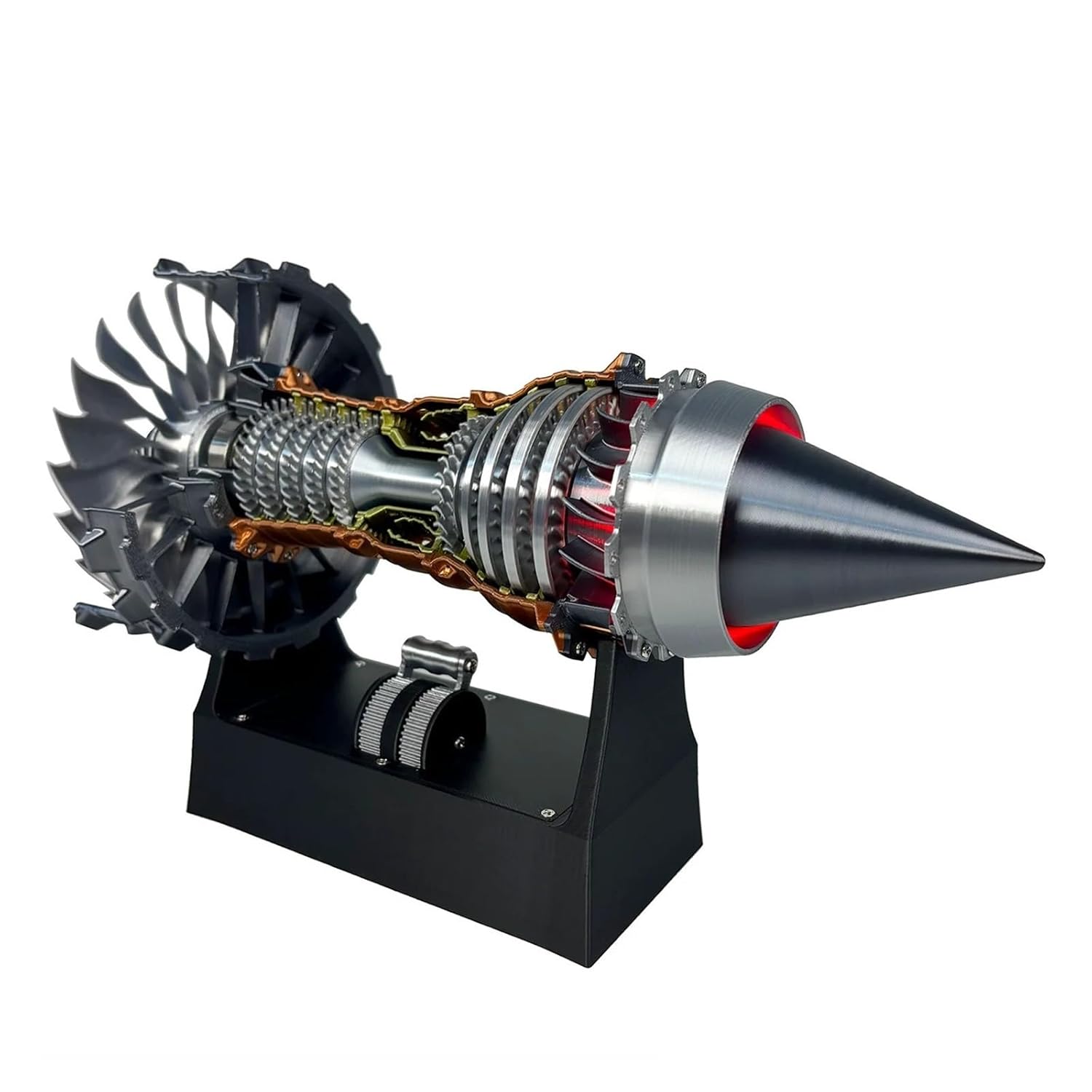 Super Turbofan Engine Model Brushless Motor Function Fan Electric High Performance Power Turbine Cool Boutique