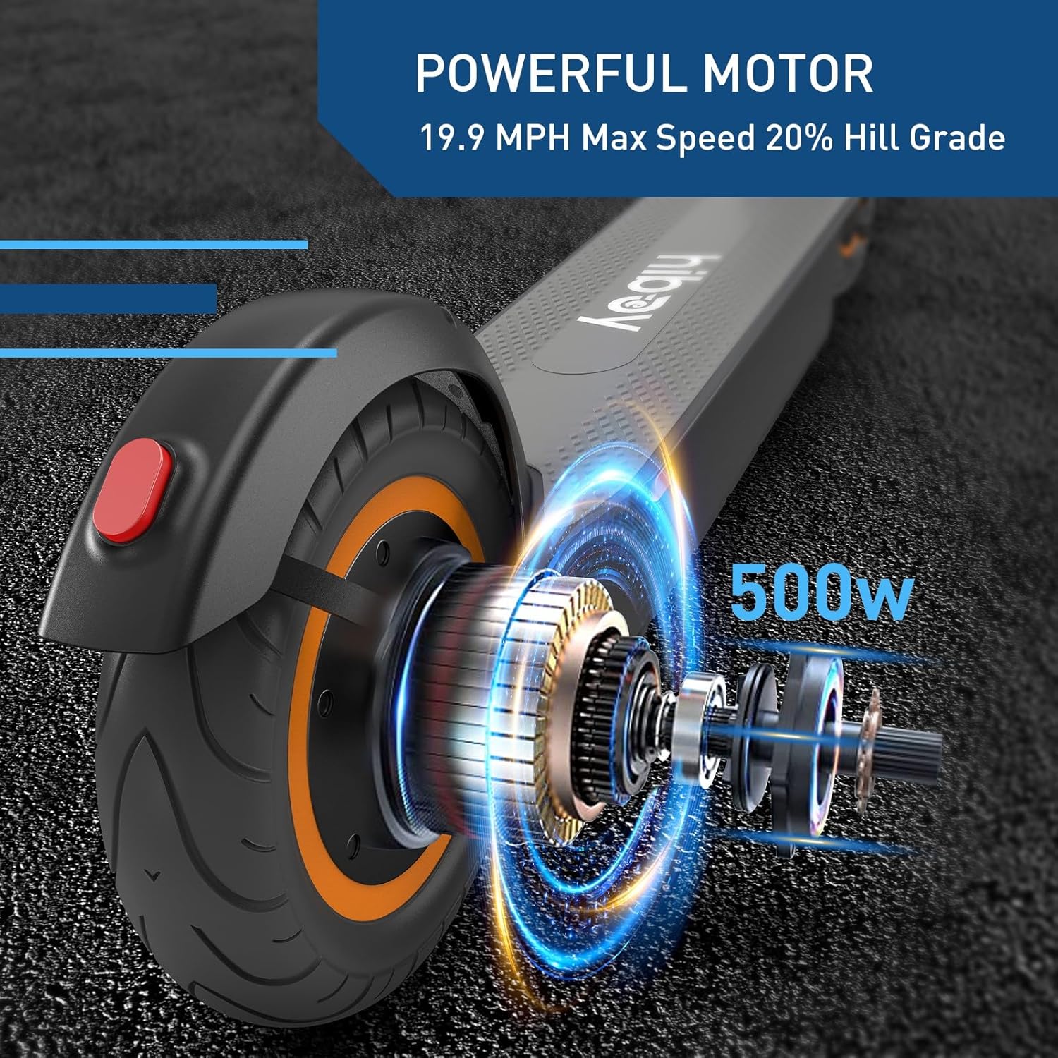 Hiboy S2/S2 MAX Electric Scooter, 350/500W Motor, 8.5/10