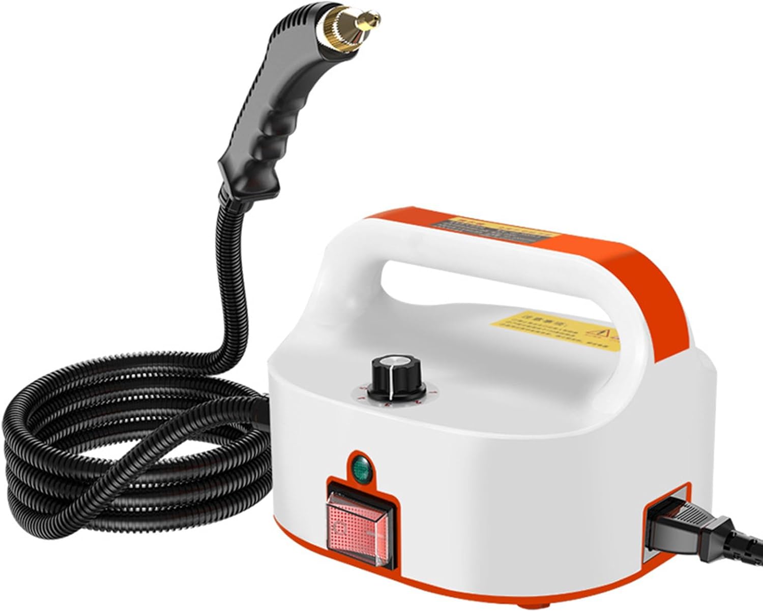 Portable Steam Cleaner, 3800W Steam Shot Cleaner Handheld Steamer for Car Detailing, High Heat Steamer for Couch, Windows, Furniture, Kitchen,Orange