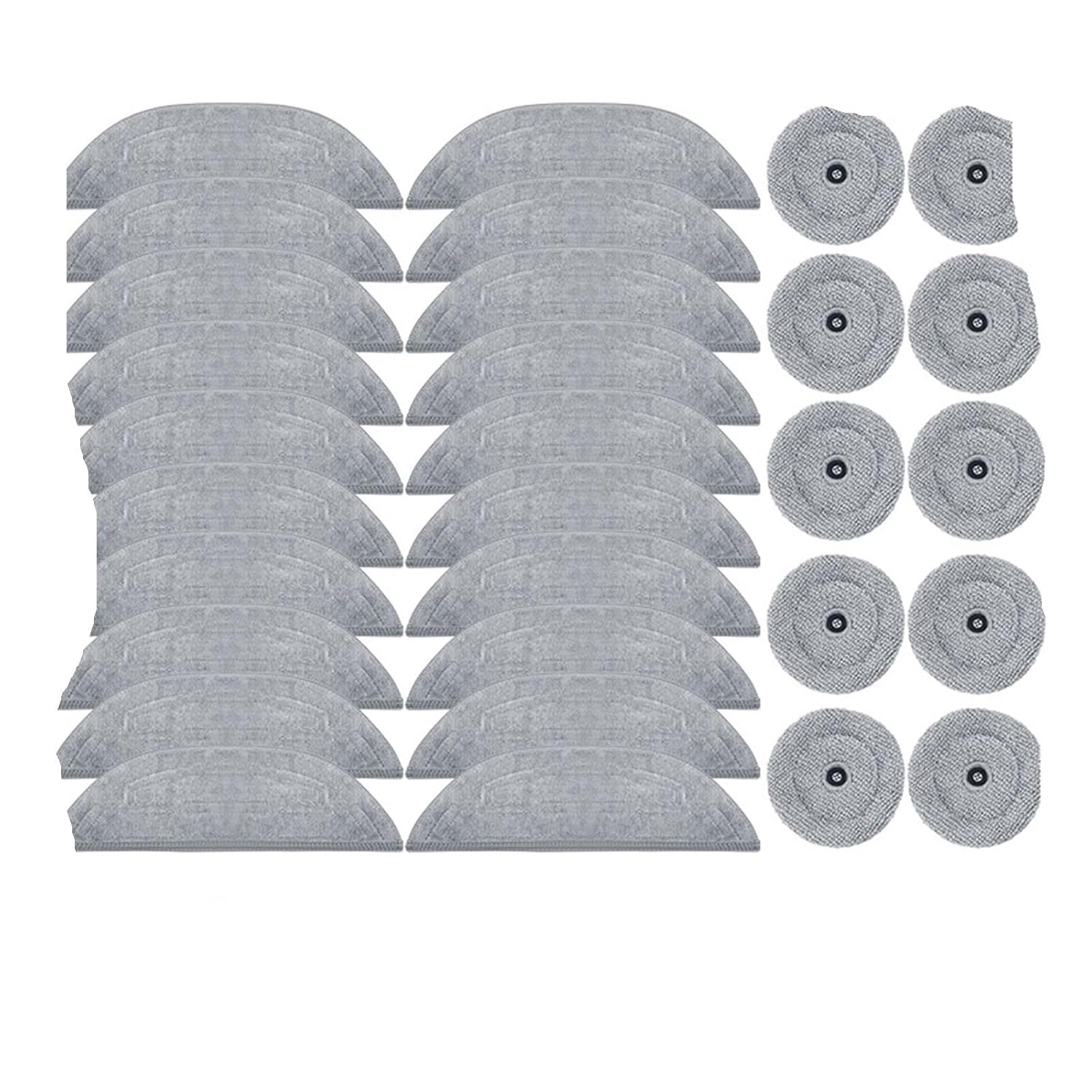 Mop Pads,Compatible for Roborock, S8 S8 Max Robot Vacuum Cleaner Replacements Spare Parts Rag Small Mop Cloths Accessories(Mop Pads 30pcs)