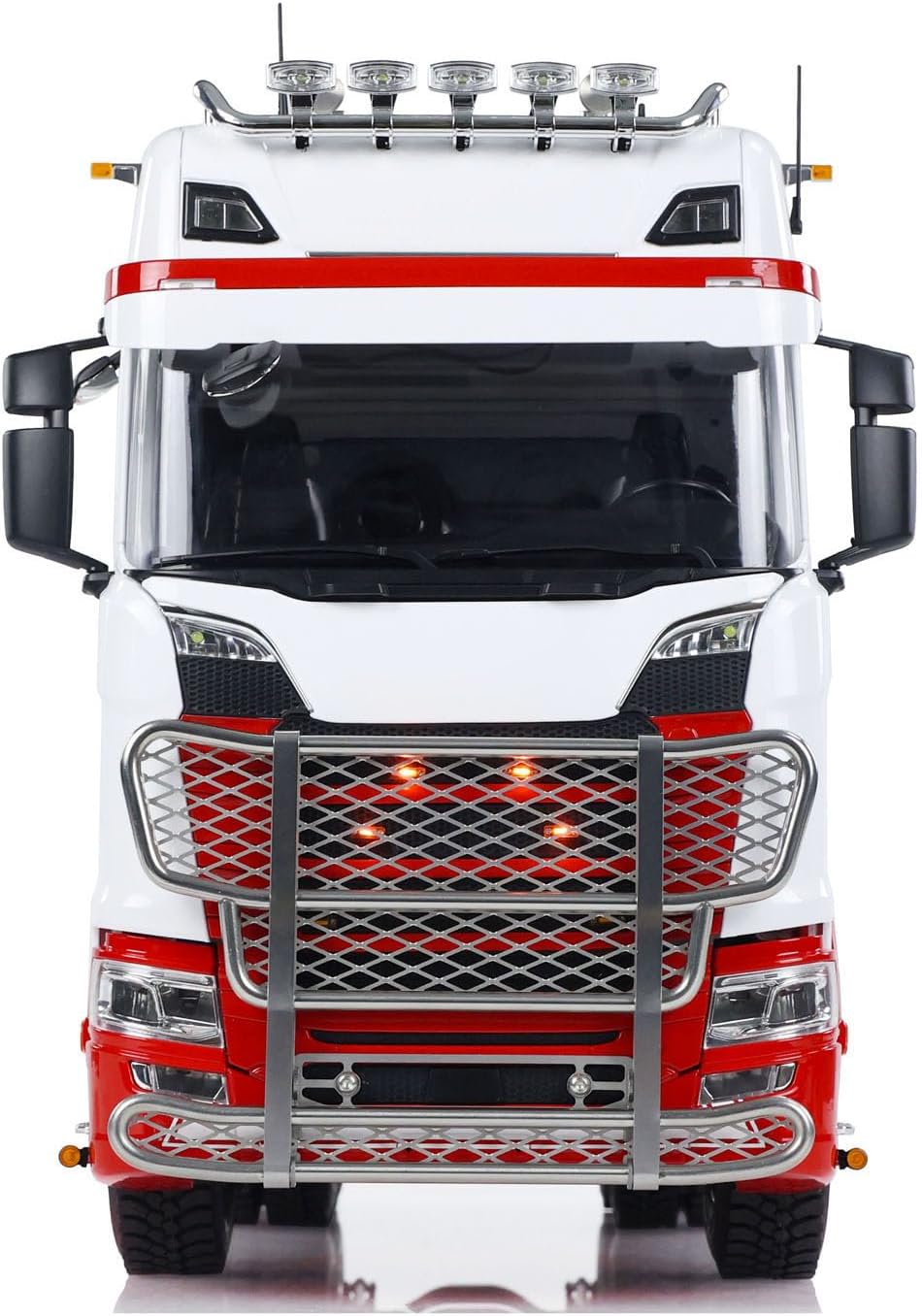 1/14 6x6 Metal Chassis RC Remote Control Tractor Trcuk ST8 Radio 2-Speed Smoking Unit Light Sound System Hobby Grade Model