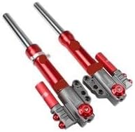 Bike Rear Shock Motorcycle Front Shock Absorber Forks Suspension 400mm 30-core forks Mount Not Adjustable For Scooter Modify