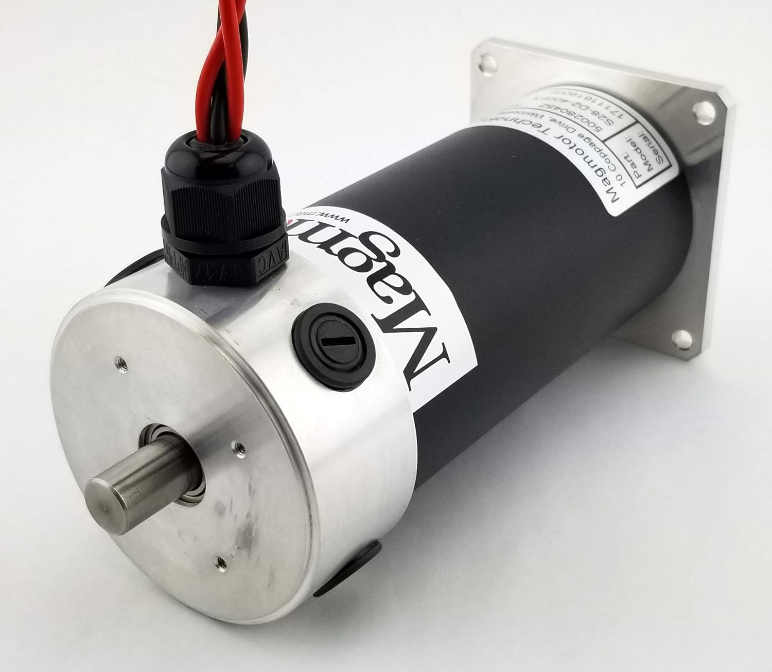 Brushed Motor - Magmotor, S28-D2-400FX, 500280452, 24 VDC, 1900 RPM, Brushed DC Motor, DC Electric Motor