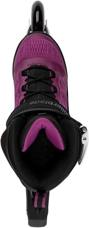 Rollerblade Macroblade 100 3WD Womens Adult Fitness Inline Skate, Violet and Black, Performance Inline Skates