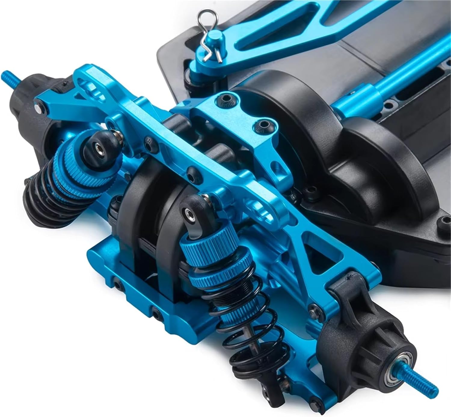 Compatible with TT-02 DIY Upgraded Parts 1 Set Metal Assembled for Chassis Frame Kit with Wheel Tires 1/10 RC Crawler Car RC Accessories(A 1 Set)