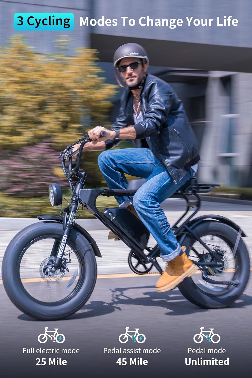 Electric Bike for Adults,1000W Powerful Motor 48V 13AH Removable Battery Moped Ebike,20