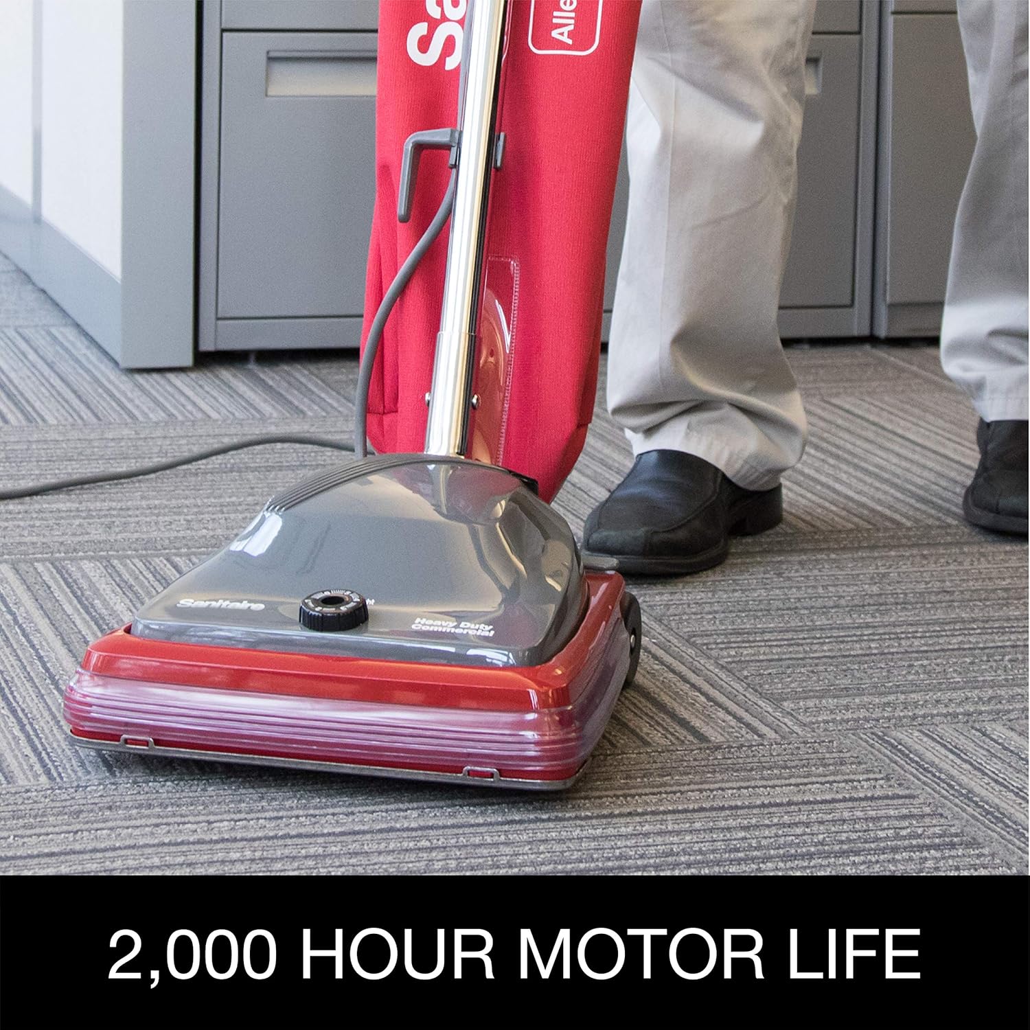 Sanitaire Tradition Commercial Bagged Upright Vacuum, SC688B ,Red