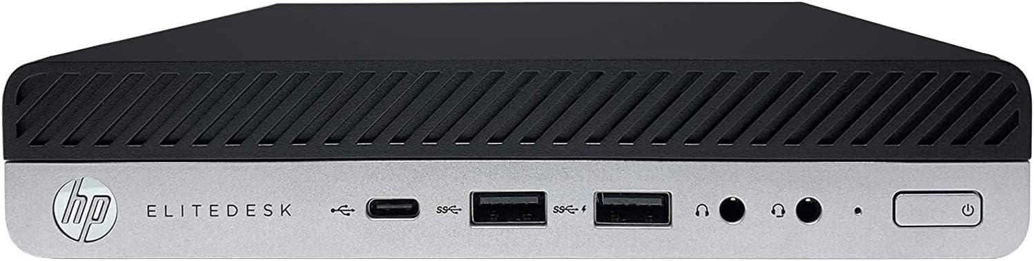 HP Elitedesk 800 G4 Desktop Computer, Intel Core I5-8500T, 16Gb Memory, 256Gb Ssd (J1-800G4ma02) (Renewed)