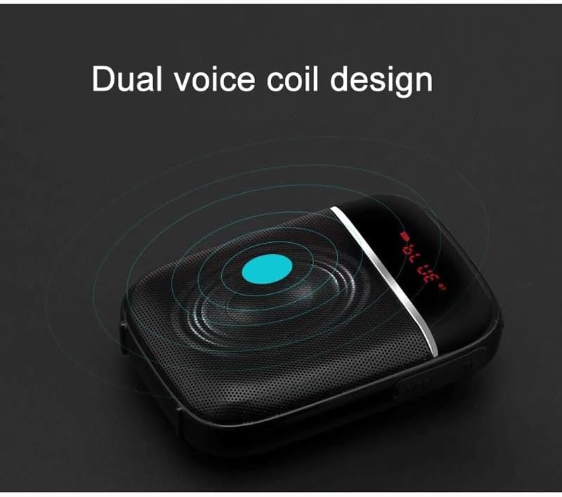 Wired/UHF Mini Microphone Guide Headset Teaching Lecture Dedicated Portable Amplifier(Blue)