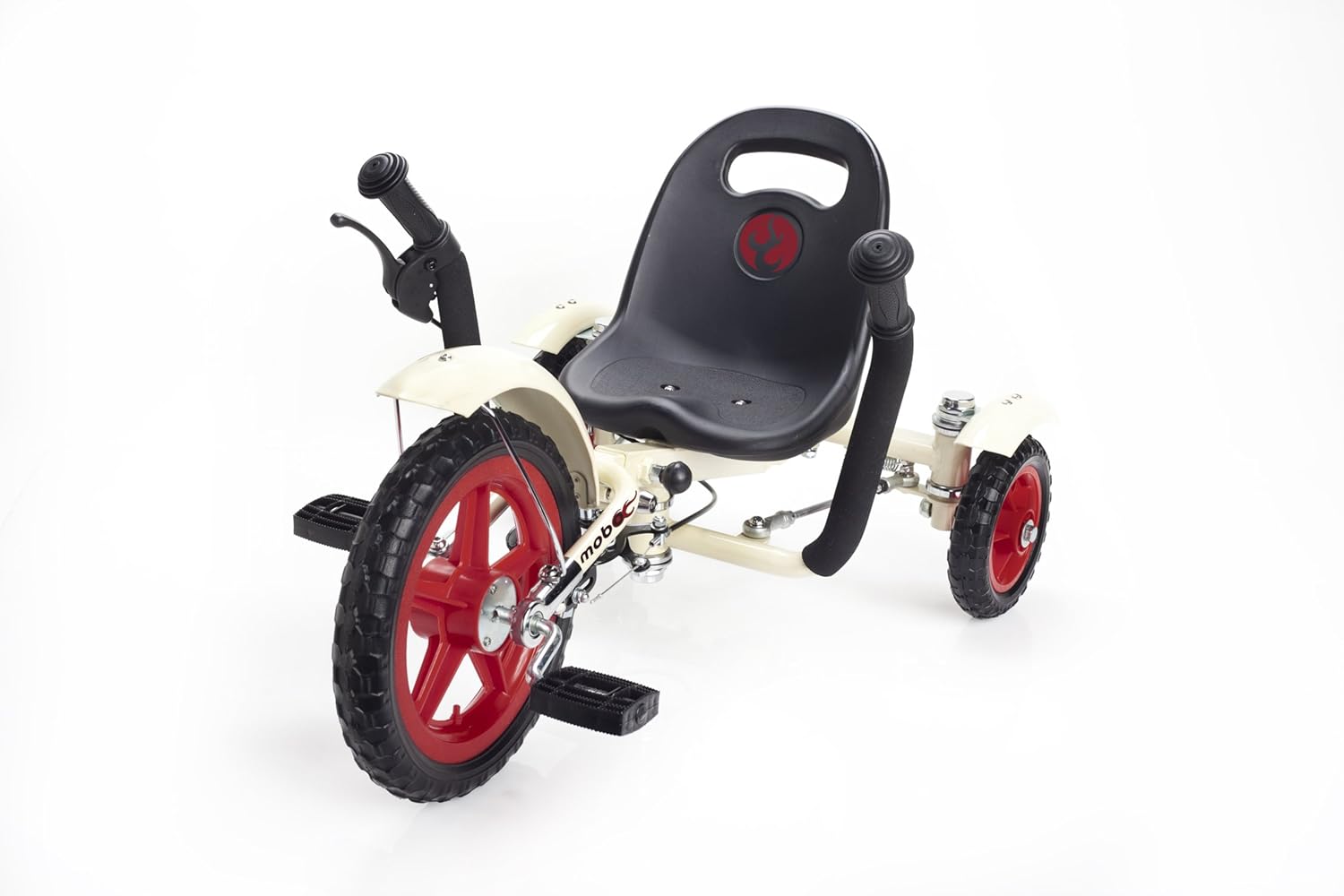 Mobo Cruiser Tot Ergonomic Toddler's Three Wheeled Cruiser, Ivory, 12-Inch