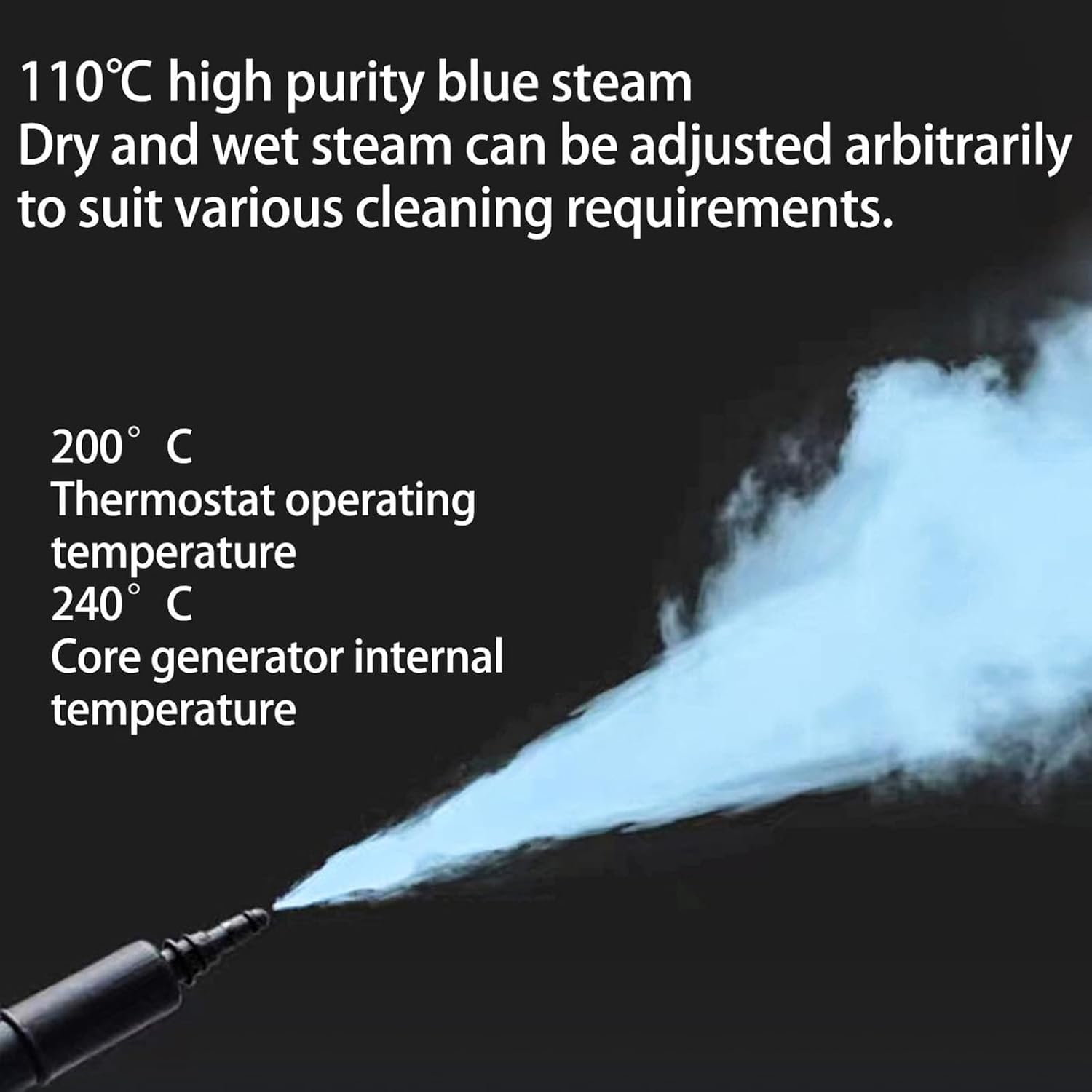 Steam Cleaner, Handheld, Can Remove Stains On Sofas, Kitchens, Curtains, Carpets, Windows and Other Surfaces