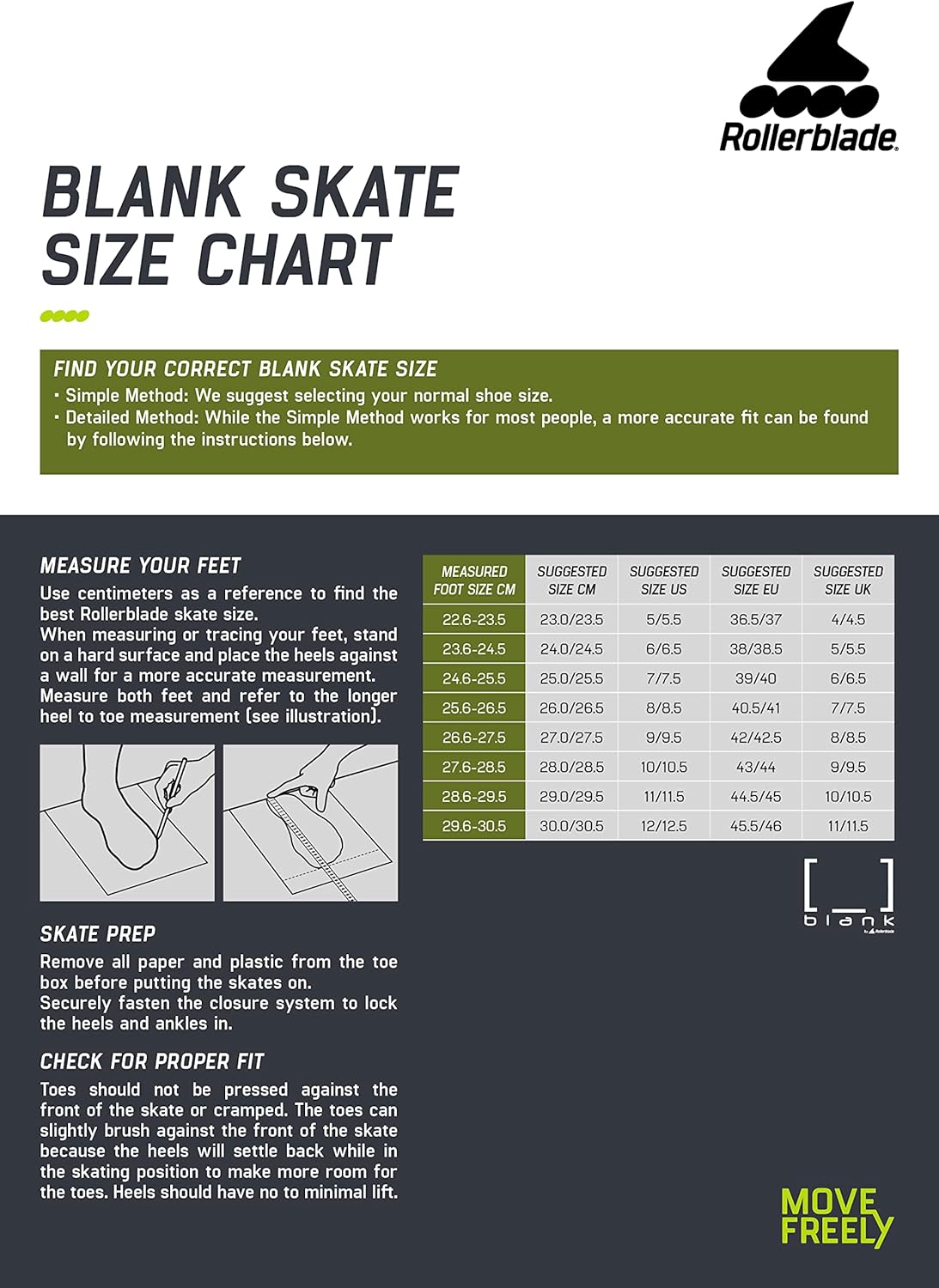 Rollerblade Blank Unisex Adult Fitness Inline Skate