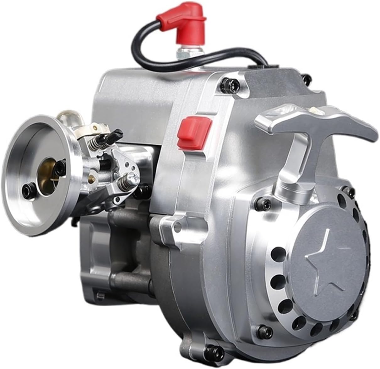 CNC Appearance 36CC Double Ring 4 Bolt Engine (Compatible For 1/5 HPI KM ROFUN BAHA ROVAN BAJA LT FG) Compatible For RC Cars(LOSI 5IVE T)