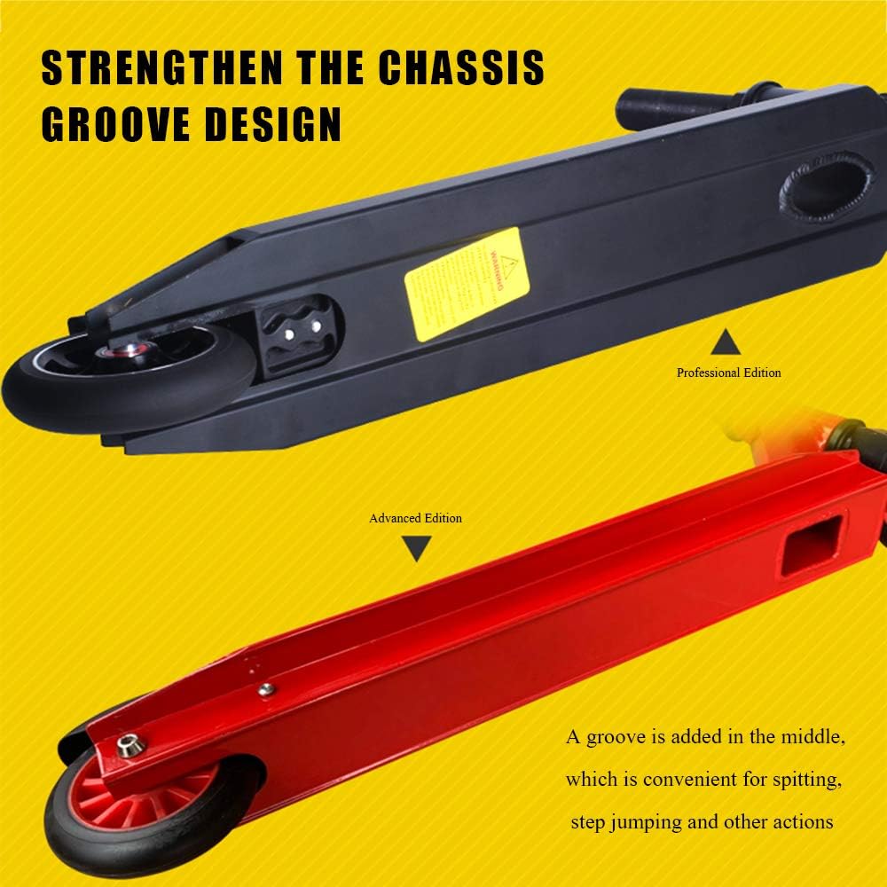 Pro Stunt Scooters for Boys Girls Kids Adult Freestyle Push Kick Surfer Skate Park Brush Street Fun Scooter, Trick Scooter Lightweight Easy to Assemble Max Load 240kg