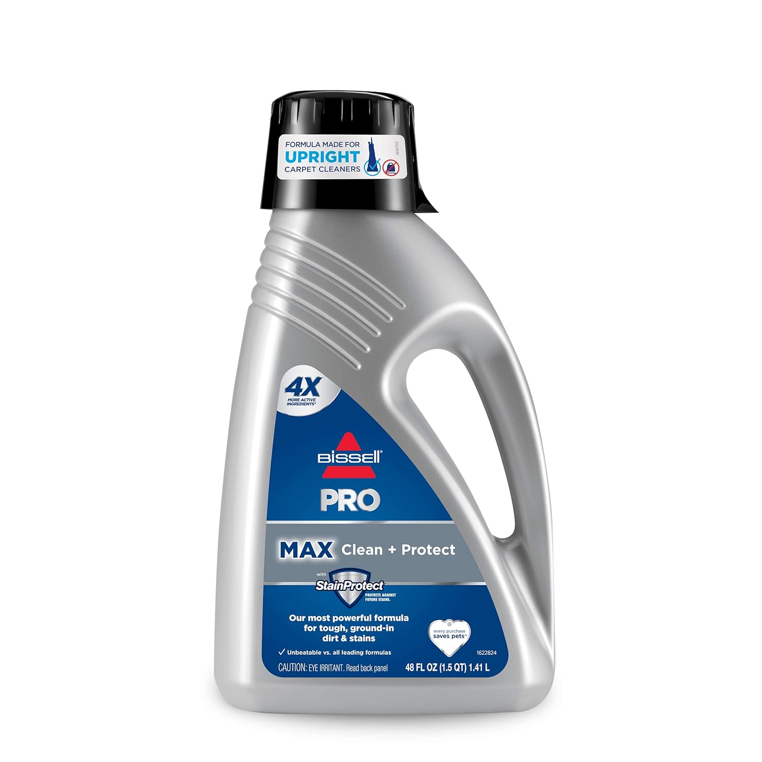 BiSSEll Little Green Pro Commercial Spot Cleaner BGSS1481 & Bissell 78H63 Deep Clean Pro 4X Deep Cleaning Concentrated Carpet Shampoo, 48 Ounces - Silver