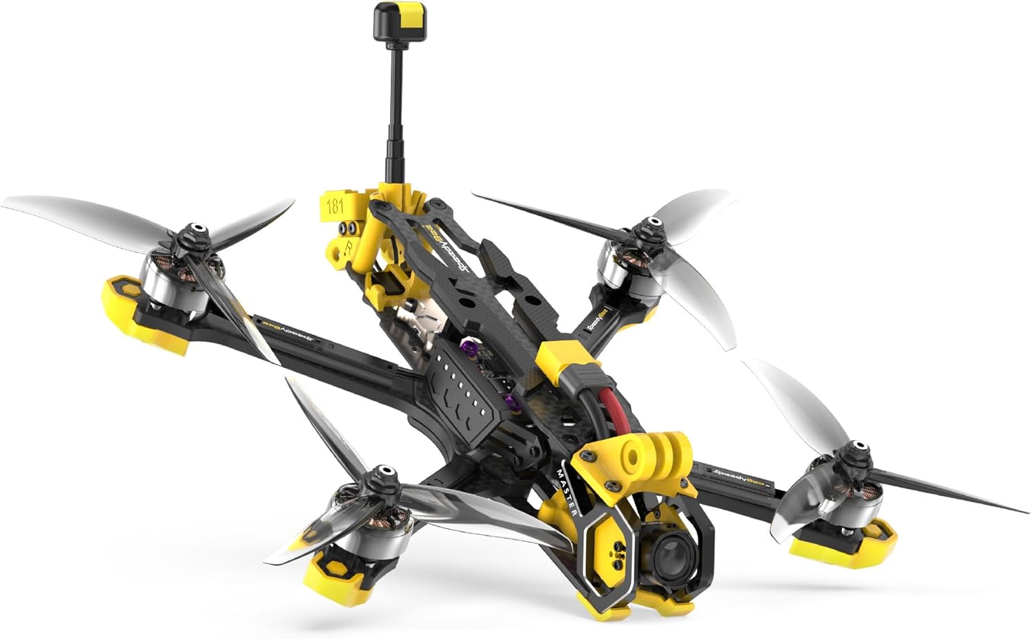 SpeedyBee Master 5 V2 FPV Drone - 5 Inch 6S BNF With RunCam Phoenix FPV Camera Wireless Configuration for FPV Beginners or Pros Indoor Outdoor Fressstyle Cinematic - Analog PNP Version