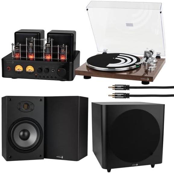 Dayton Audio Premium Vinyl Listening Bundle with 10