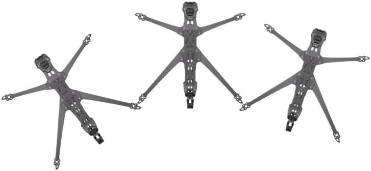 Drone Parts for GEPRC Pulsar 9/10/11 inch FPV Freestyle Quadcopter Frame, 4mm Arm Carbon Fiber RC Drone Kit for Racing Accessory Parts(LR10)