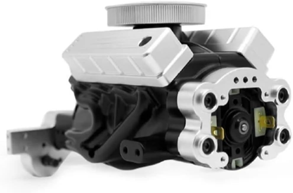 RC Gearbox Compatible with Rc4wd D90 TF2 D110 1/10 for Climbing Car Metal Transmission Gearbox with 550 Motor Upgrade Parts Accessories