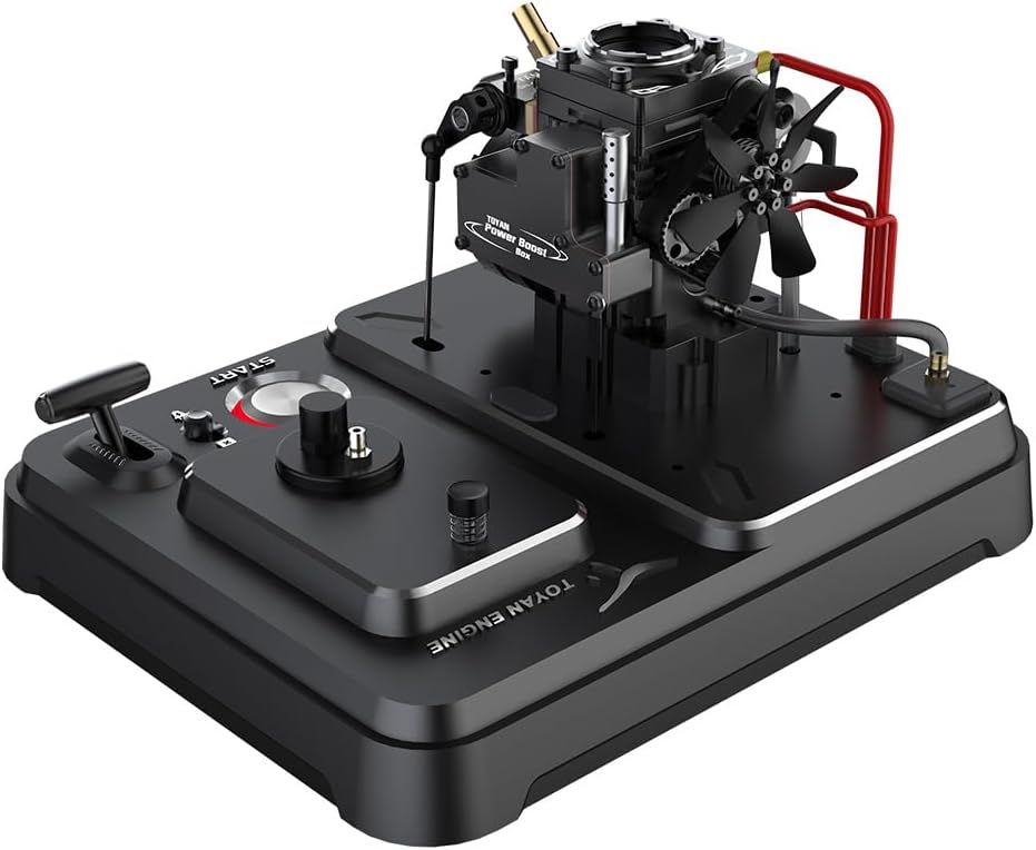 FS-S100AT1D-XP Single-Cylinder Four-Stroke Methanol General-Purpose Visual Combustion Chamber Engine Model, Christmas and Birthdays Gifts