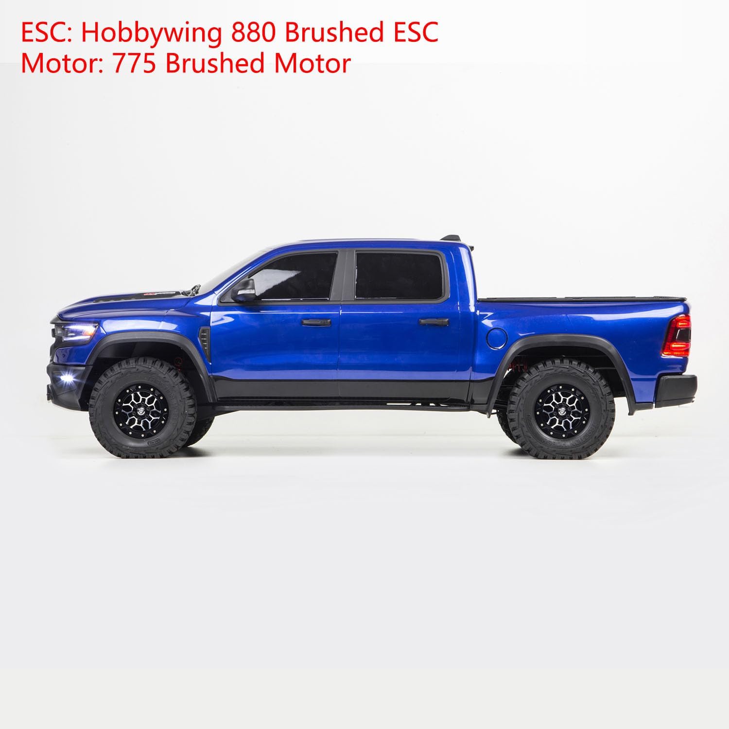 TOUCAN RC HOBBY 4x4 RC Off Road Vehicle 1/8 Radio Control Pickup Truck Differential Locks 2Speed Transmission Metal Gears ESC Lights