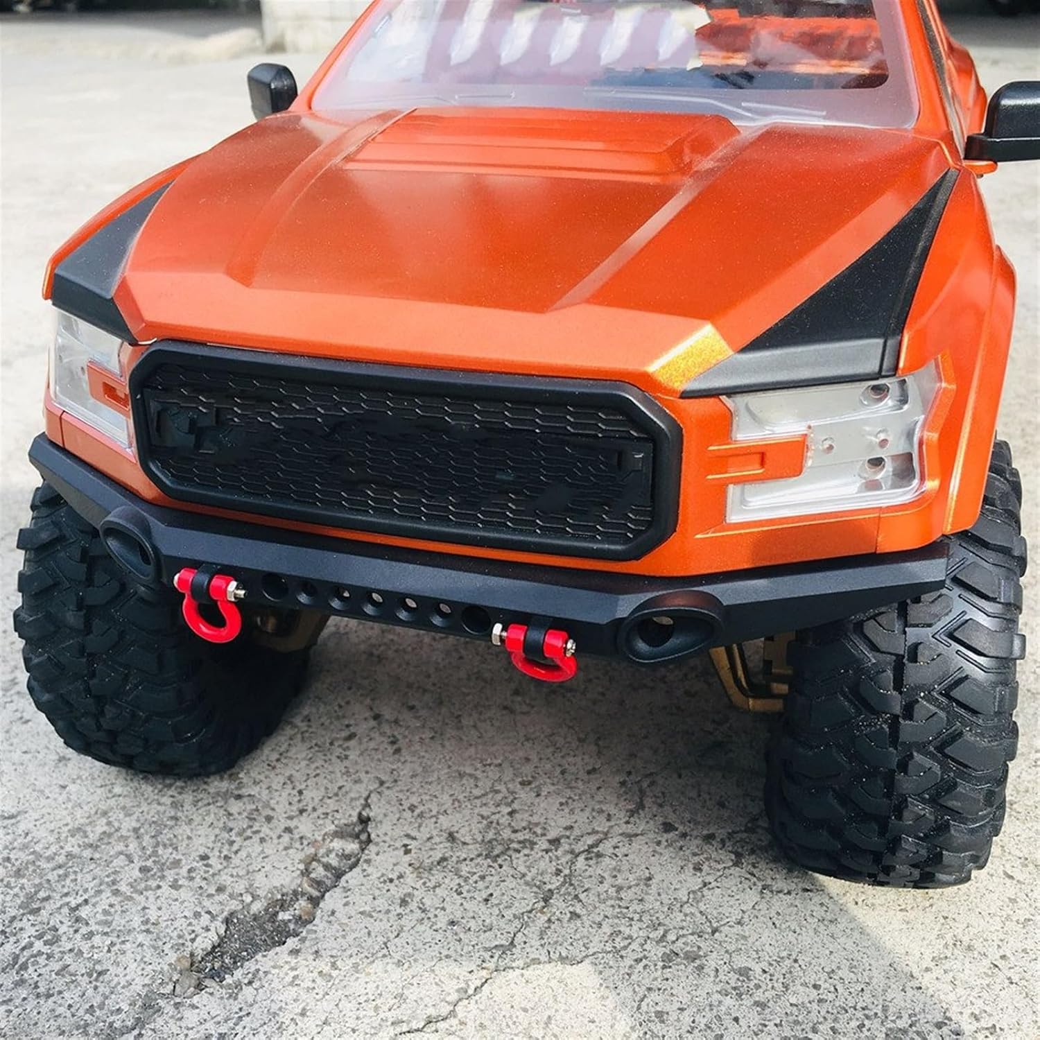 Rc Car Parts for Traxxas for TRX4 for KYX for Racing for Ford Hard Body with Bumper Spare Tire Rack 325mm Body Shell RC Parts Crawler Car Decoration