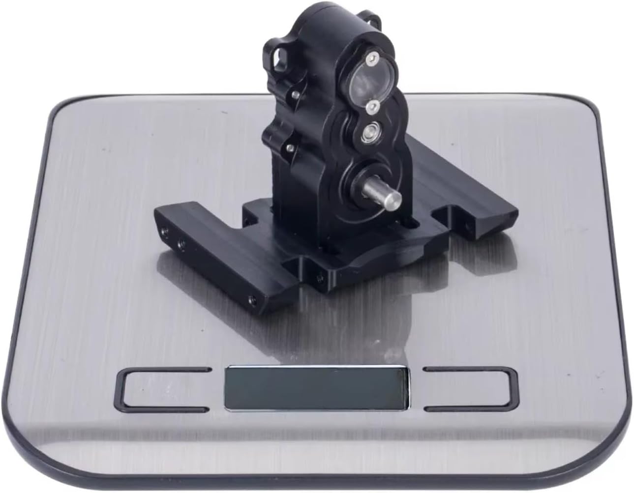 for Traxxas for TRX4 for Defender for Axial for SCX10 1/10 Metal Vertical Gear Box Gearbox RC Crawler Car Upgrade Parts Accessories RC Car Accessories(Black)