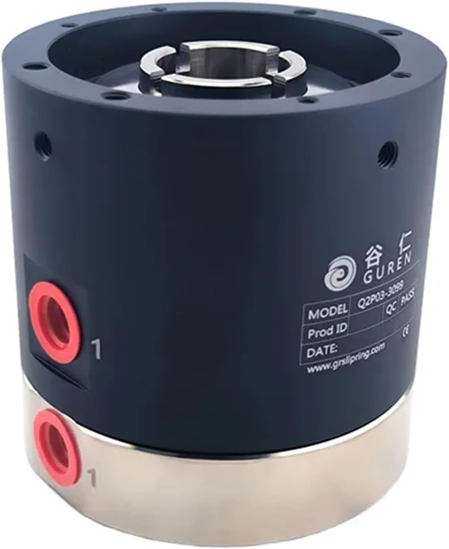 End Outlet Micro Gas Slip Ring 360 Degree Rotating Gas Slip Ring Multi-Channel Gas Connector