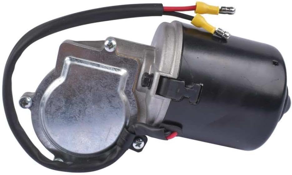 AP02 Compatible Reversible Low Speed 50 RPM 60W 12V DC Electric Gear Motor with 3 8 Inch D Shaft Compatible with General Applications