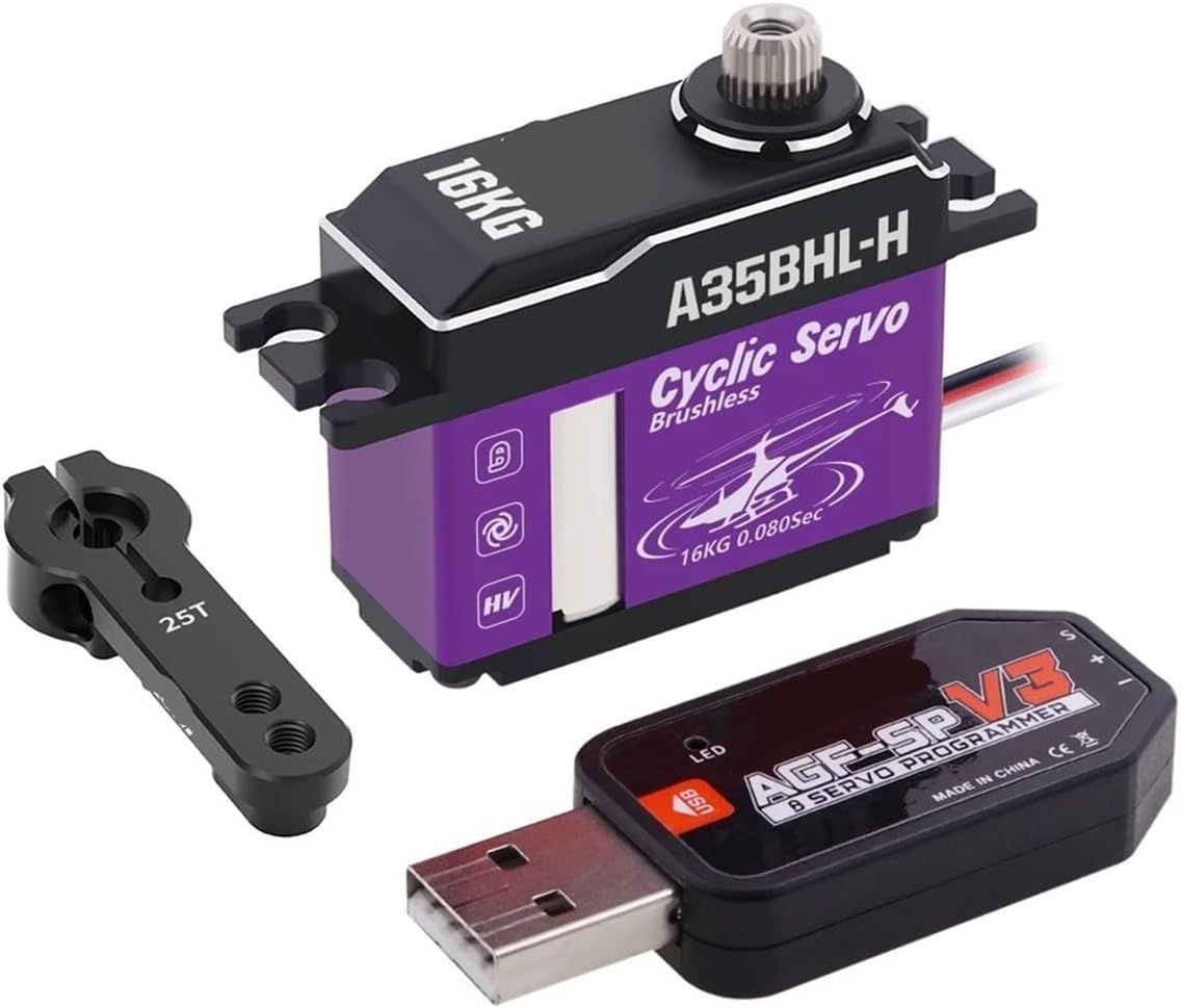 Programmable A35BHL-H A35BHM-H 16KG 18.5KG Fast High Voltage Brushless Servo Motor Suitable for 380-500 Size(A35BHL-H Cyclic Set3)