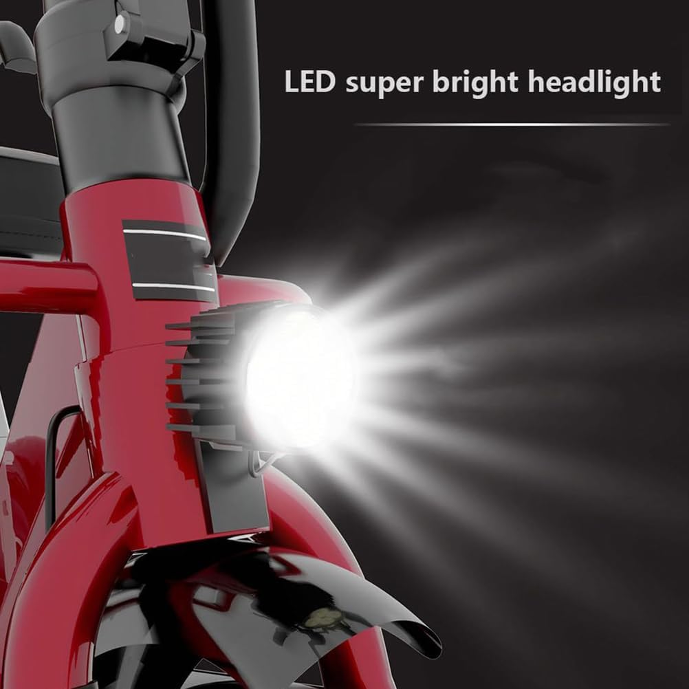 Luxury Electric Wheel Mobility Scooter Folding Mobility Scooter Lightweight Travel Mobility Scooter with Charger and Basket for Seniors Adults Handicapped Elderly Run Forward,12AH