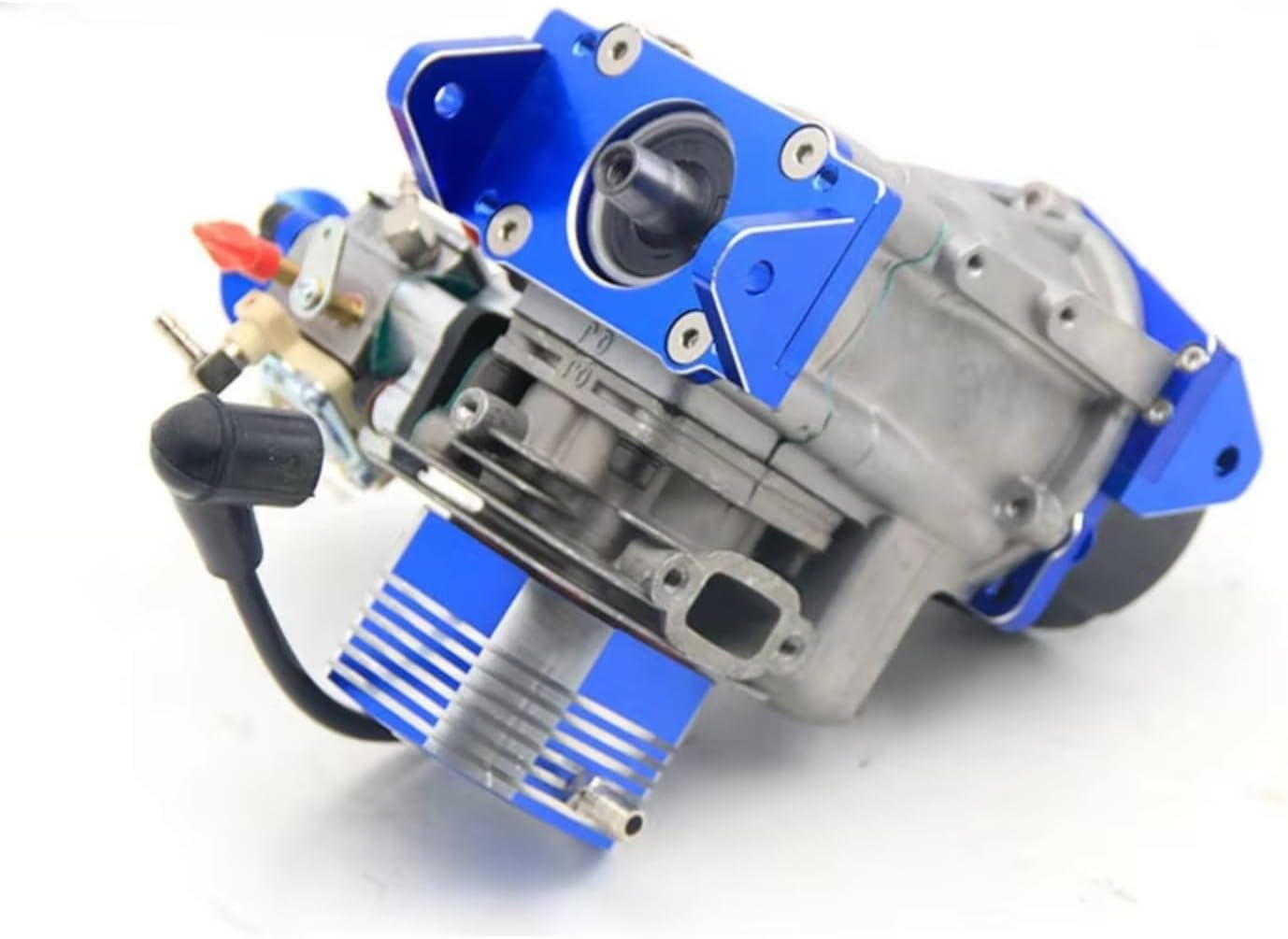 RC Car Parts Compatible with Racing Boat VS ZENOAH G290PUM RC Car Upgrade Parts Accessories 29cc 2-Stroke Petrol Marine Gas Engine(Blue)
