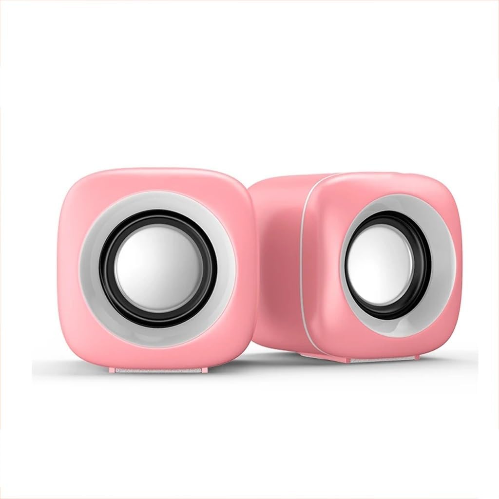 Computer Speaker for Laptop PC Subwoofer Wired Music Player Audio Speakers Deep Bass Sound Loudspeaker(D)