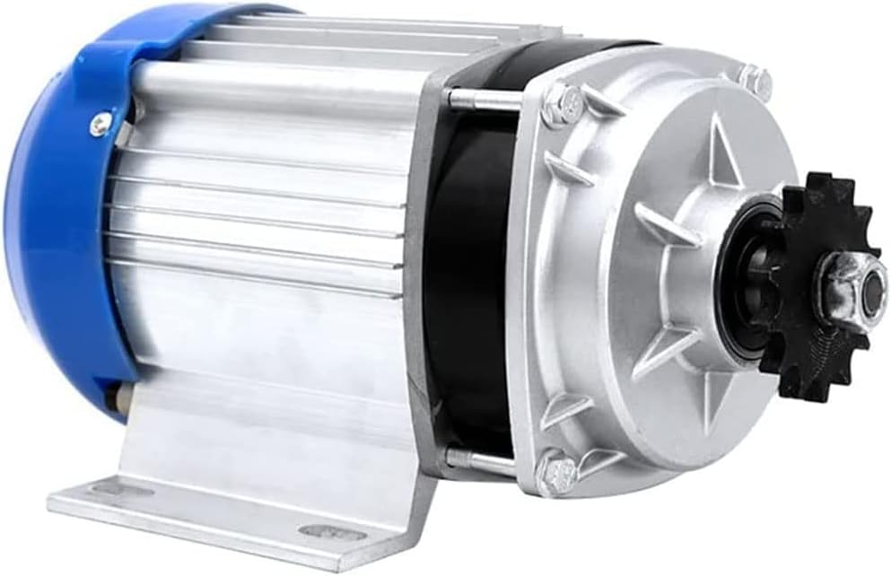 1000W 48V 60V Electric Brushless DC Motor Complete Kit, 450 RPM High Speed Motor with Controller Mid Drive Motor for Electric Tricycle