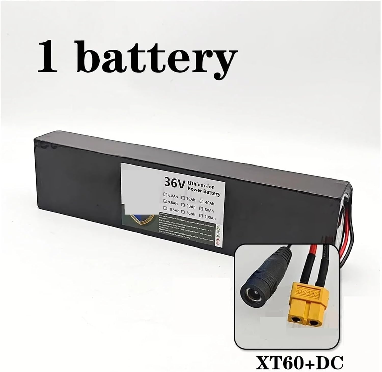 36V 9800mAh 10S3P Lithium-ion Battery Scooters Battery, Compatible for KUGOO S1, S2, S3 Electric Scooters Battery Built-in BMS 500W(XT60 DC-1battery)