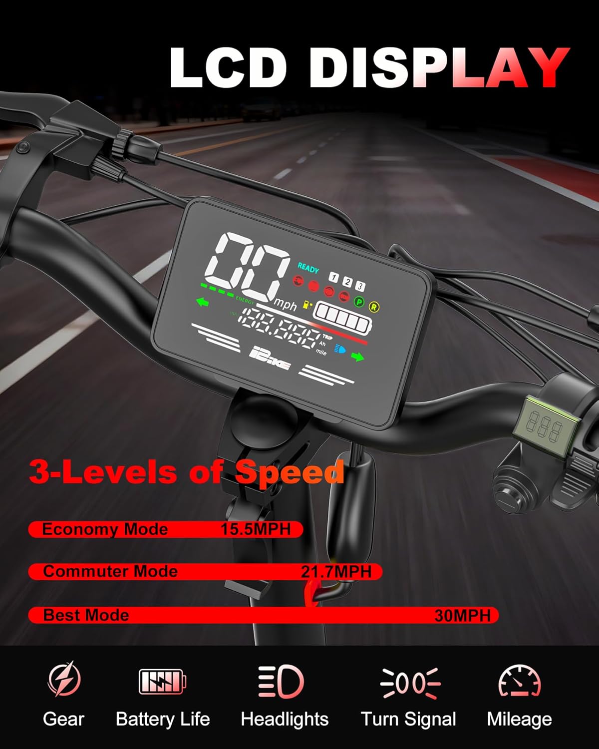 Electric Scooter Adults, 1200W/2400W, Up to 31MPH/40MPH, 25/45Miles Fast E-Scooter with 11