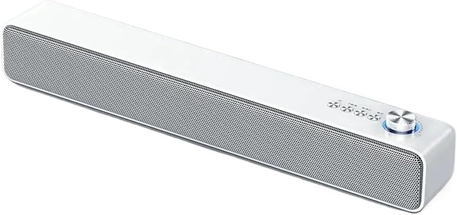 JSEIAJB Portable Sound Bar Computer Speakers AUX Wired Speaker PC/TV Home Theater System 4D Stereo Surround(E)