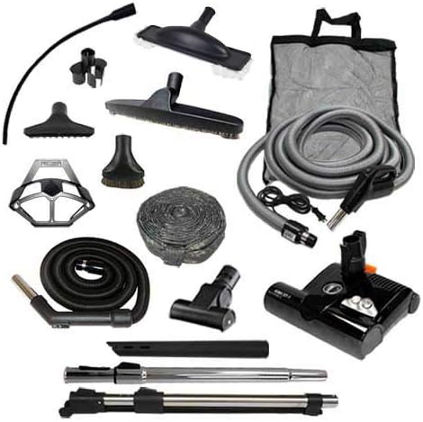 Diamond Central Vacuum Accessory Kit with Sebo ET-2 Powerhead (Direct Connect, 30')